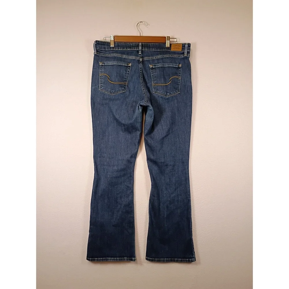 Western Signature Levi Strauss Women W31 L30 Dark Wash Mid Rise Bootcut Jeans